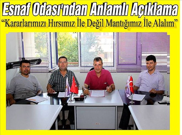 Esnaf Odasından tarım işçilerinin taşınmasıyla ilgili açıklama 